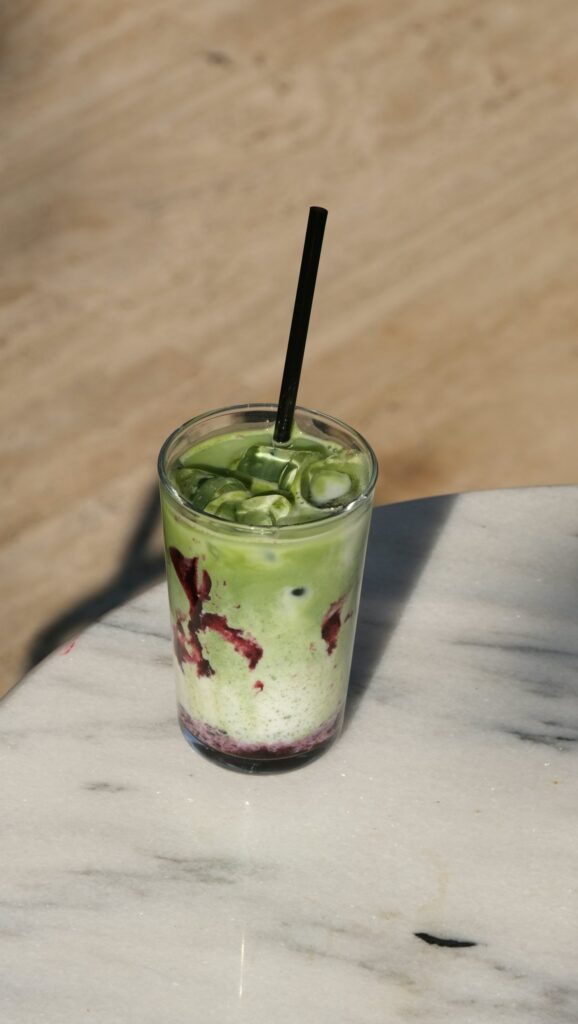 Matcha Latte Ready-to-Drink Beverage Bottle